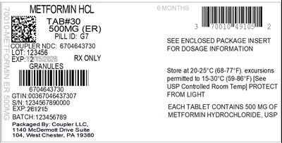 Label (70010 491 05 Metformin Er 500mg 67046 437 30)
